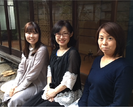 Kayoko Mizuta, office worker Yasuko Masuda, beauty salon manager Naoko Matsunaga, office worker